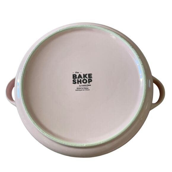 The Bake Shop Hearts Casserole Dish with Lid Valentines Day Pastel Pink New - Picture 11 of 15